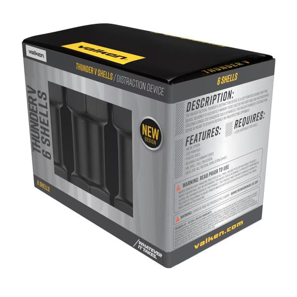 Valken Thunder V2 CO2 Sound Simulation Grenade Dumbbell Shells - 6 Pack
