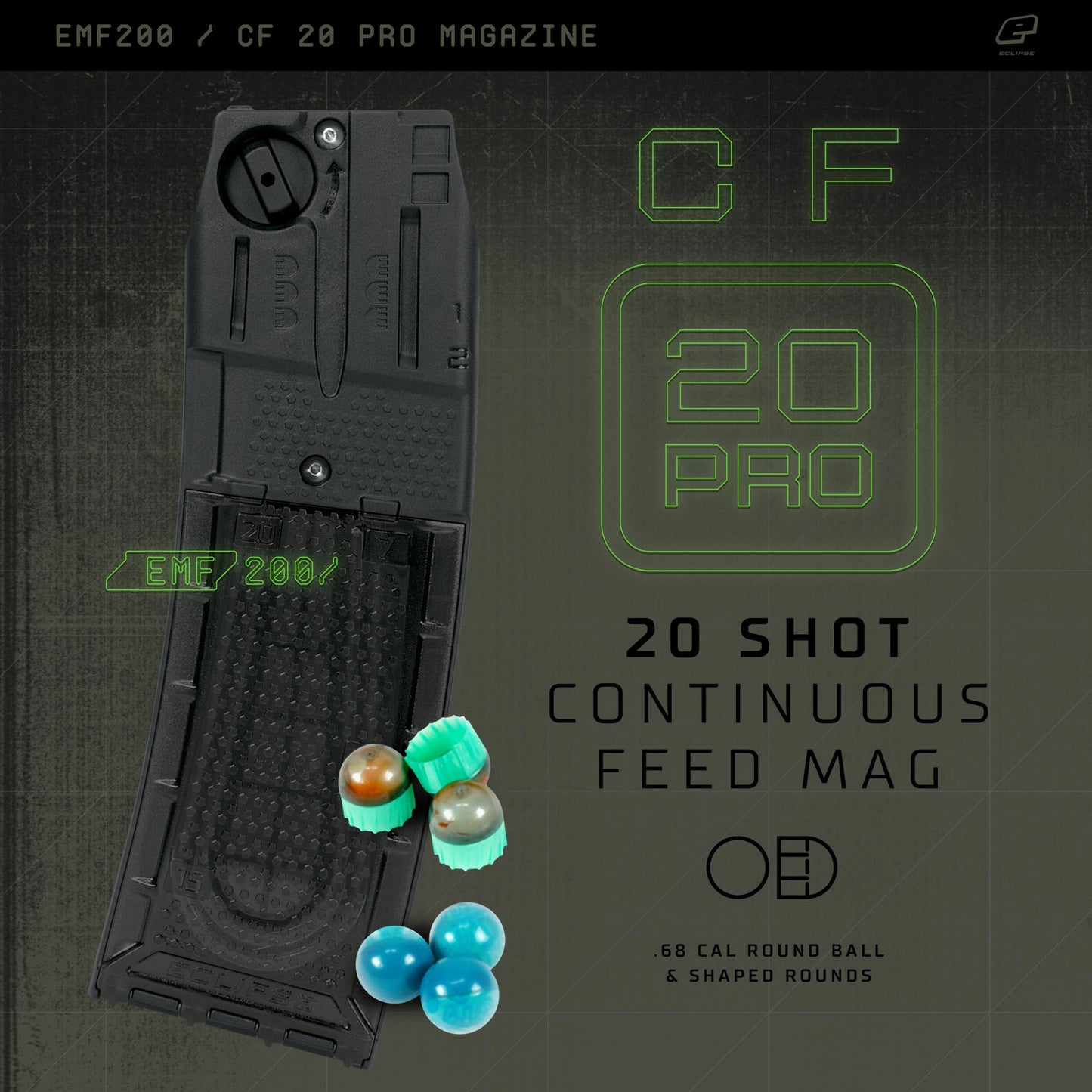 Planet Eclipse CF20 Pro Paintball Magazine