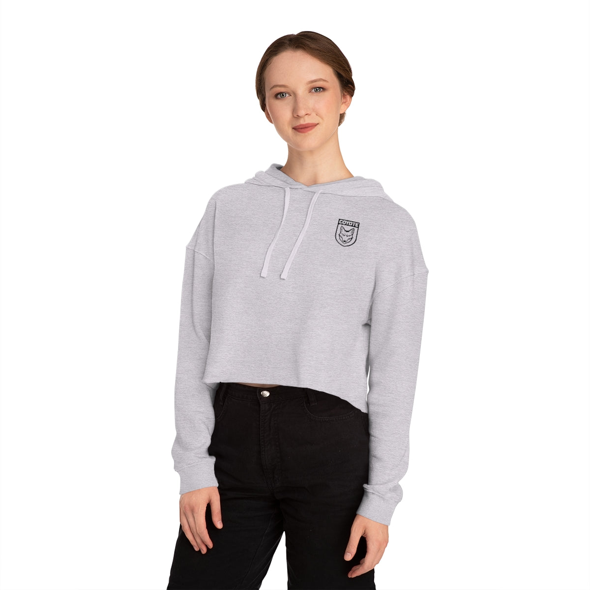 Coyote Women’s Cropped Hooded Sweatshirt