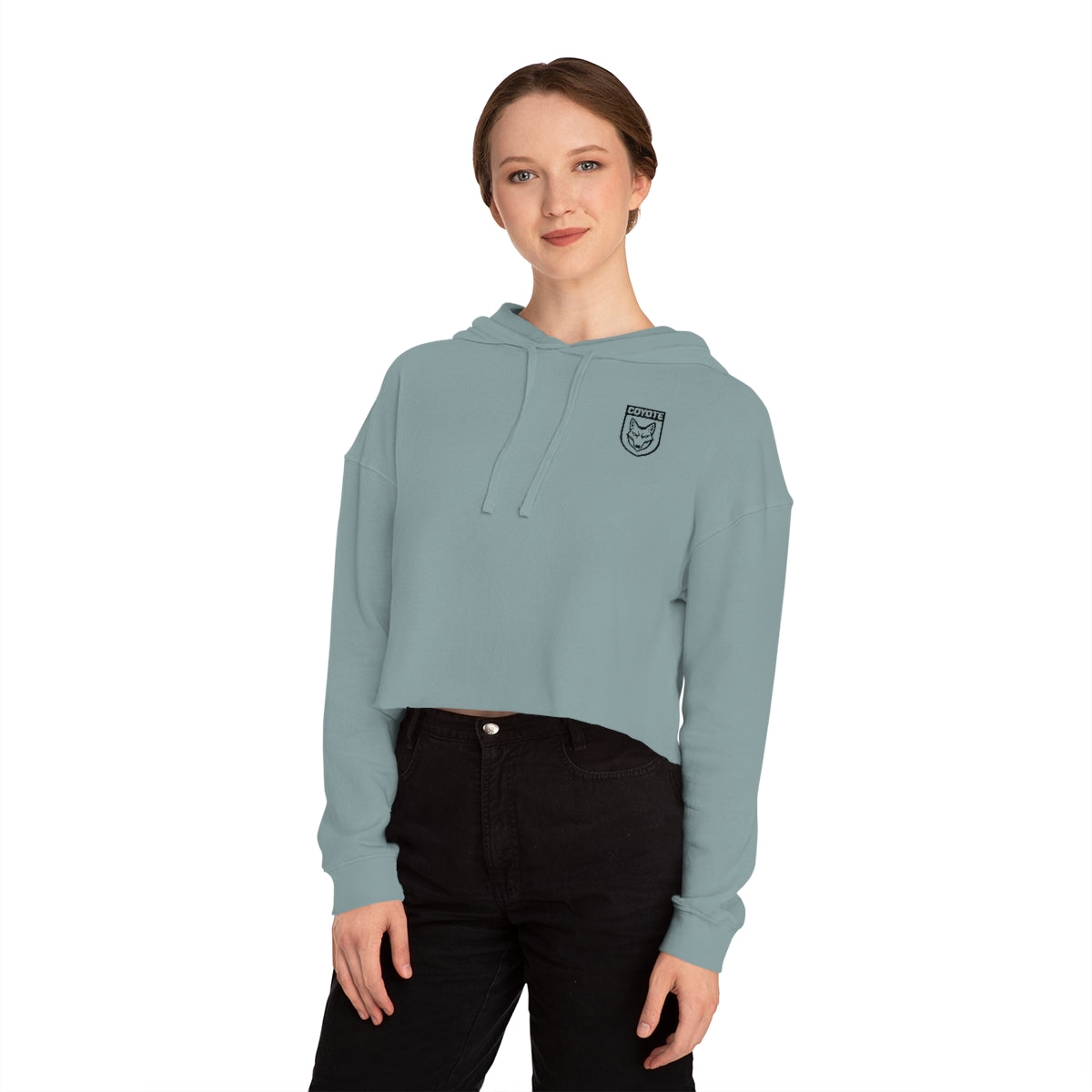 Coyote Women’s Cropped Hooded Sweatshirt