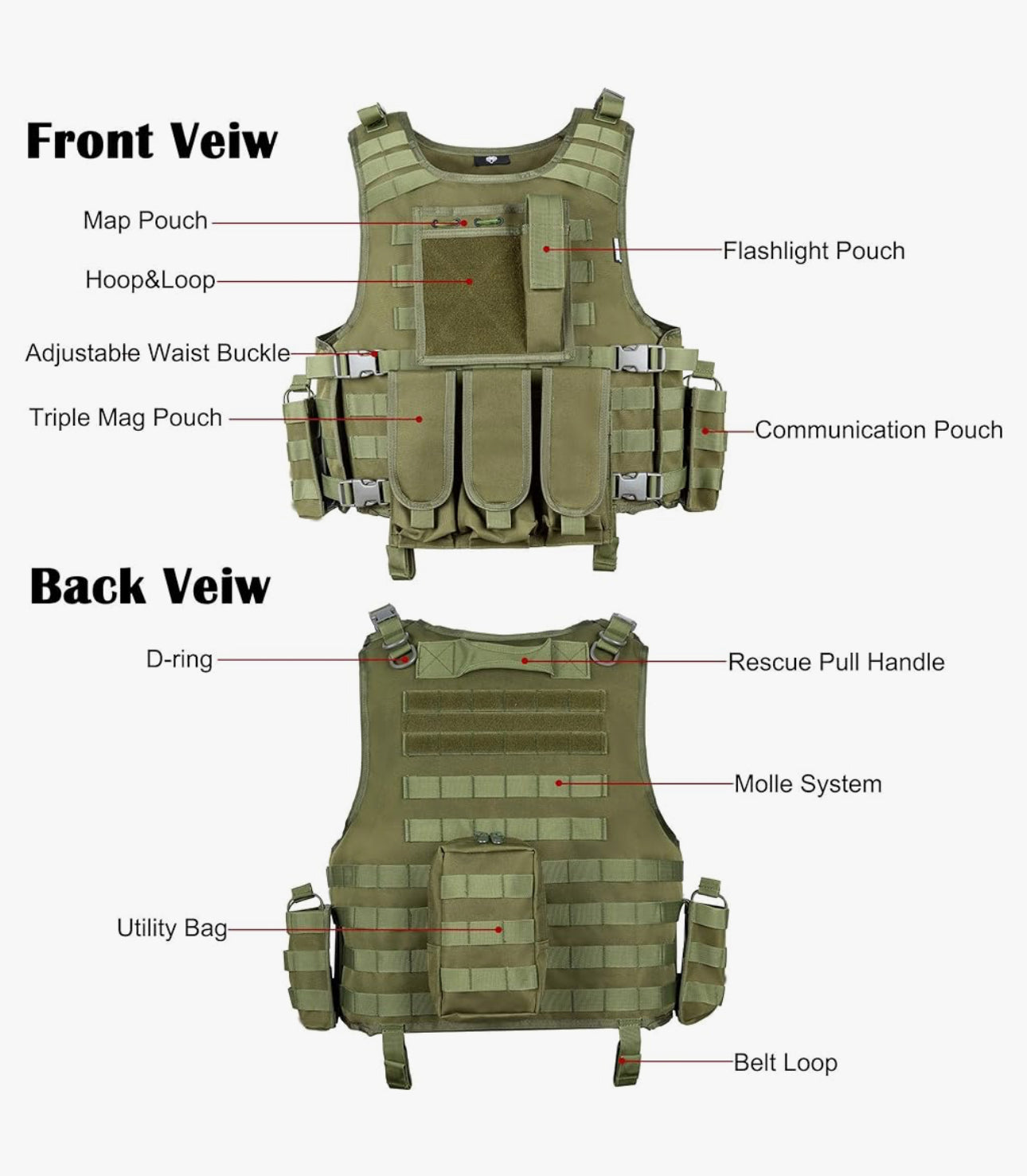 Coyote Force Tactical Vest