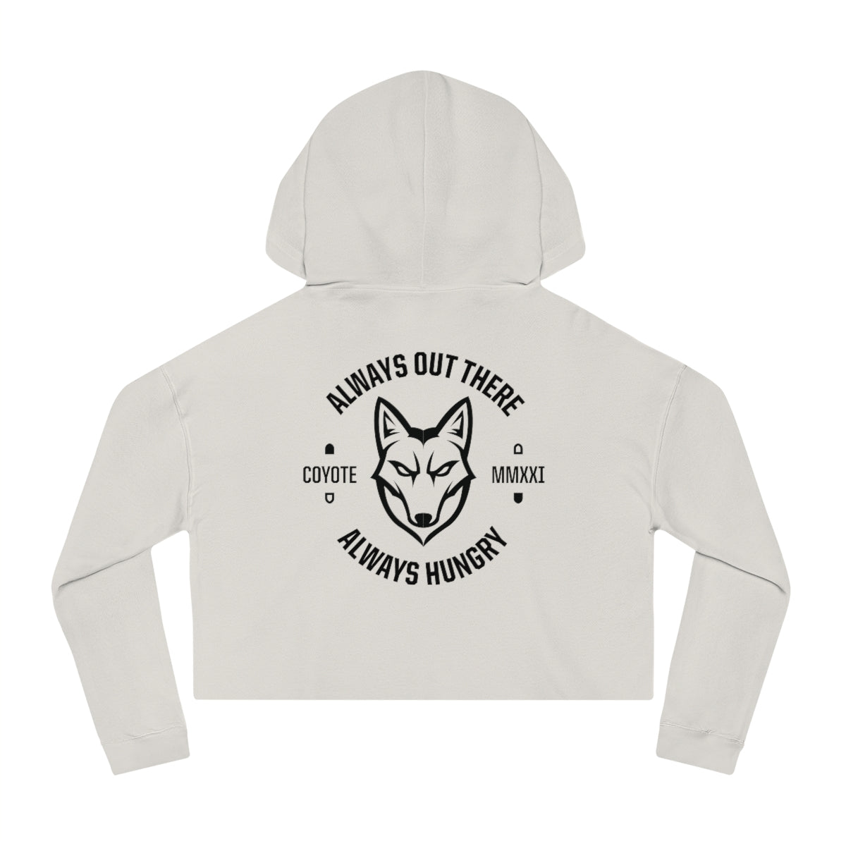 Coyote Women’s Cropped Hooded Sweatshirt